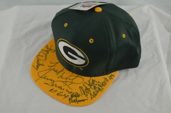 Green Bay Packers Lot of 2 Autographed Hats