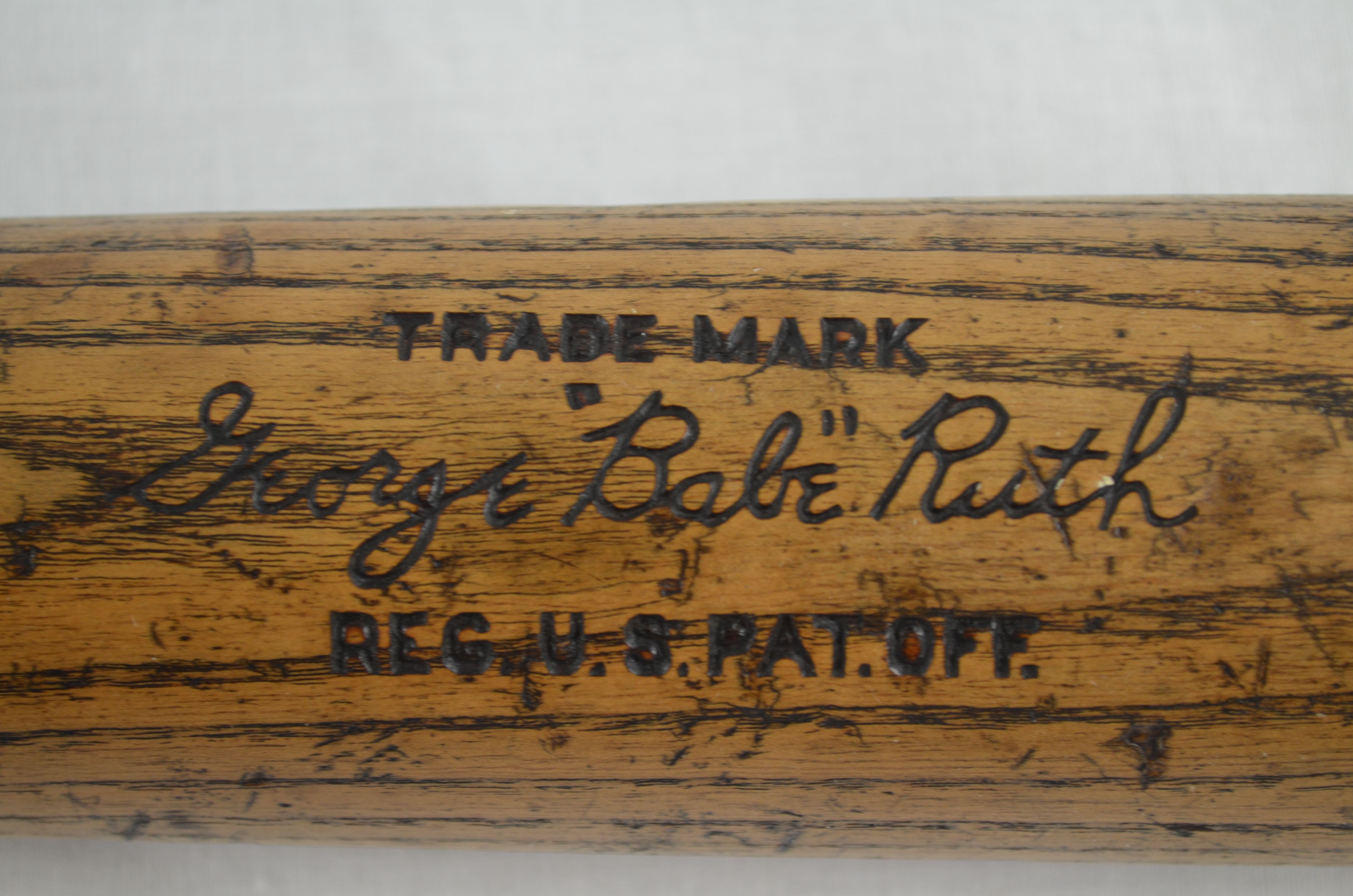 Babe Ruth Signed Louisville Slugger 40 Br Bat