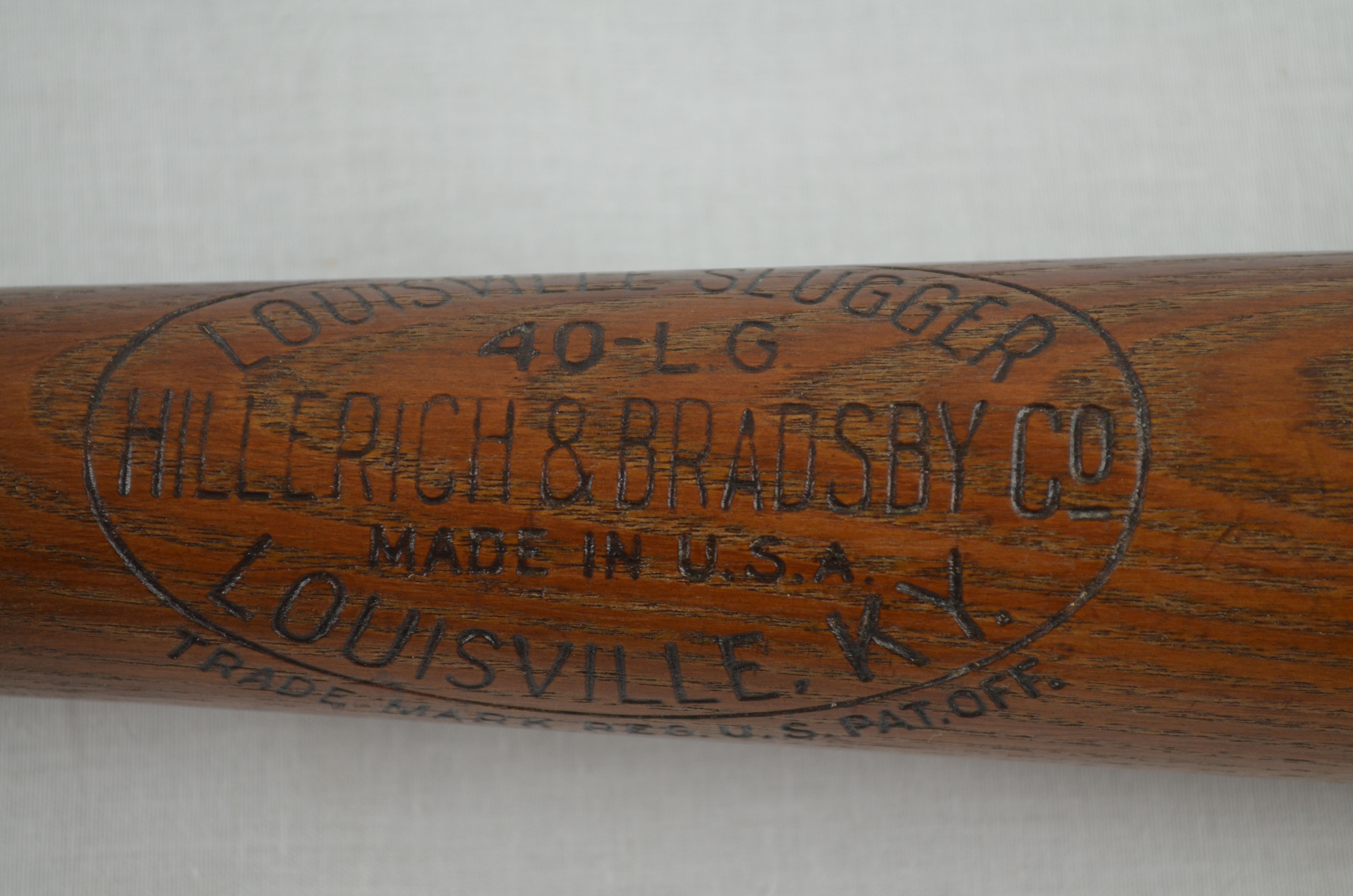 Lou Gehrig Jersey #4 RARE Hillerich & Bradsby Co Louisville Slugger Size XL