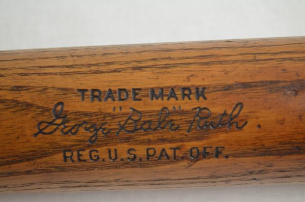 Babe Ruth Junior 1925-33 Louisviller Slugger 40 BRJ Store Model Bat