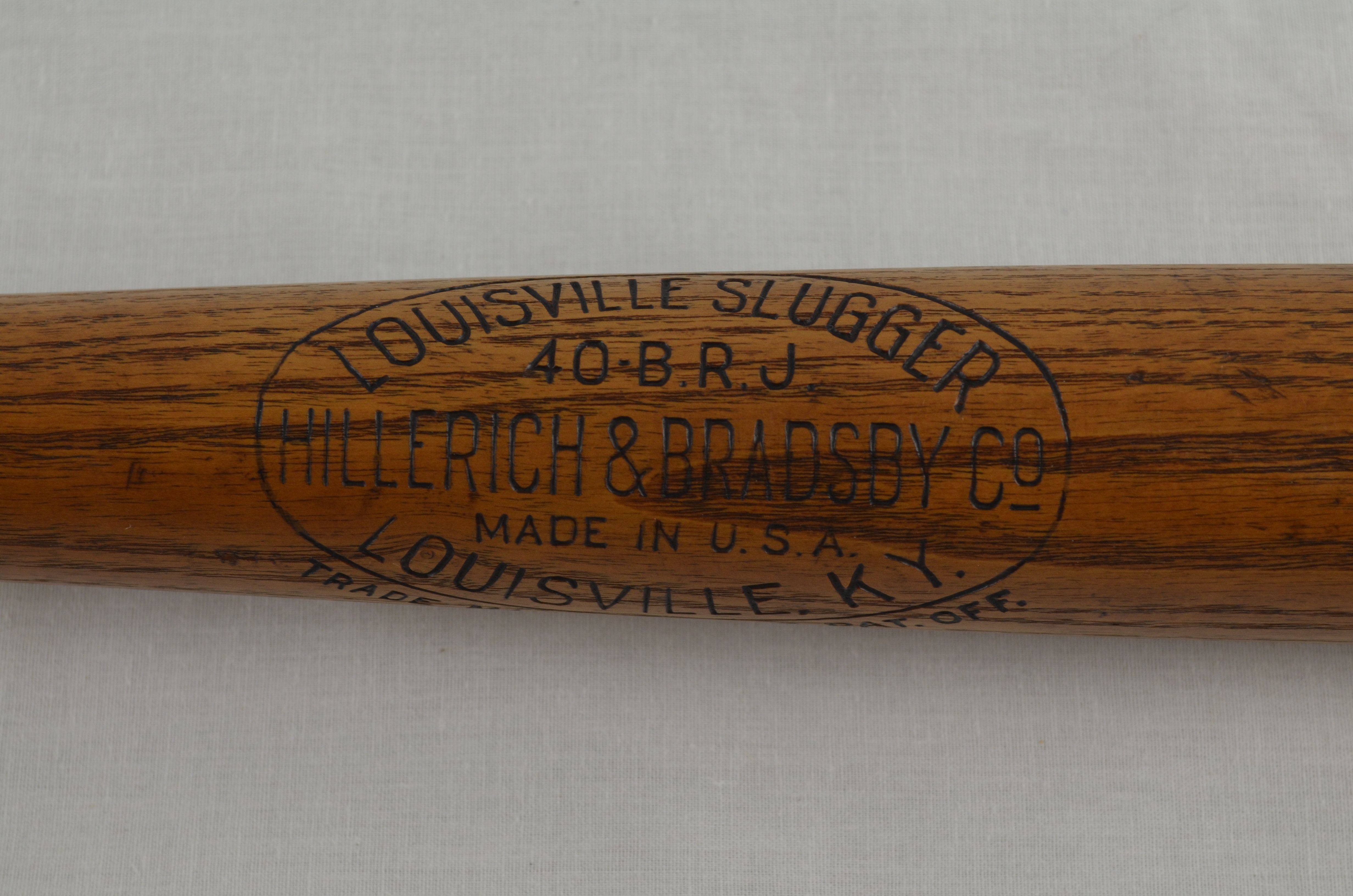 Babe Ruth Signed Louisville Slugger 40 Br Bat