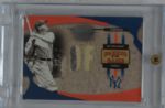 Babe Ruth 2005 Leaf Certified Materials Game Used Yankee Jersey Card LE 3/3