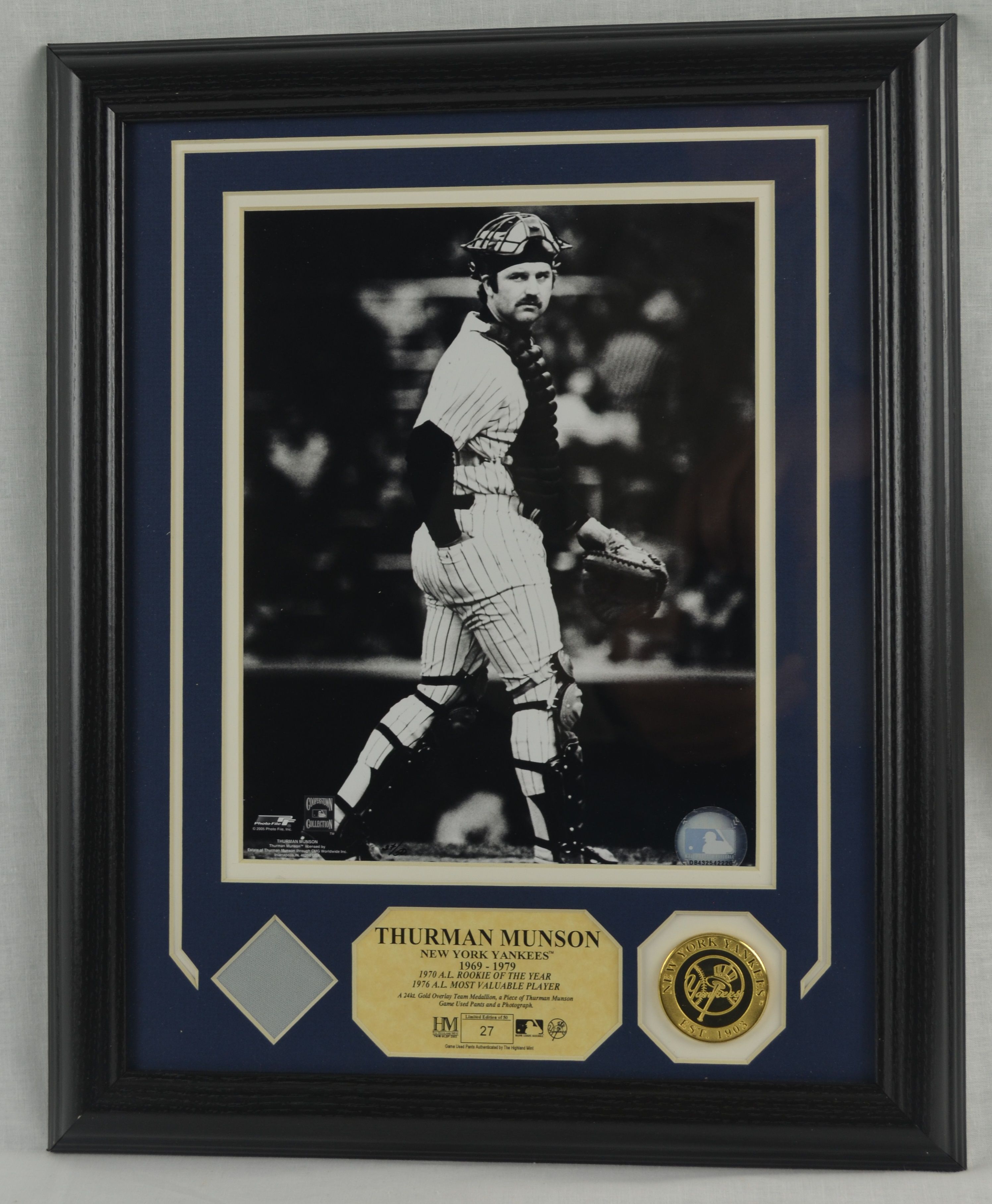 Thurman Munson MLB Memorabilia, Thurman Munson Collectibles