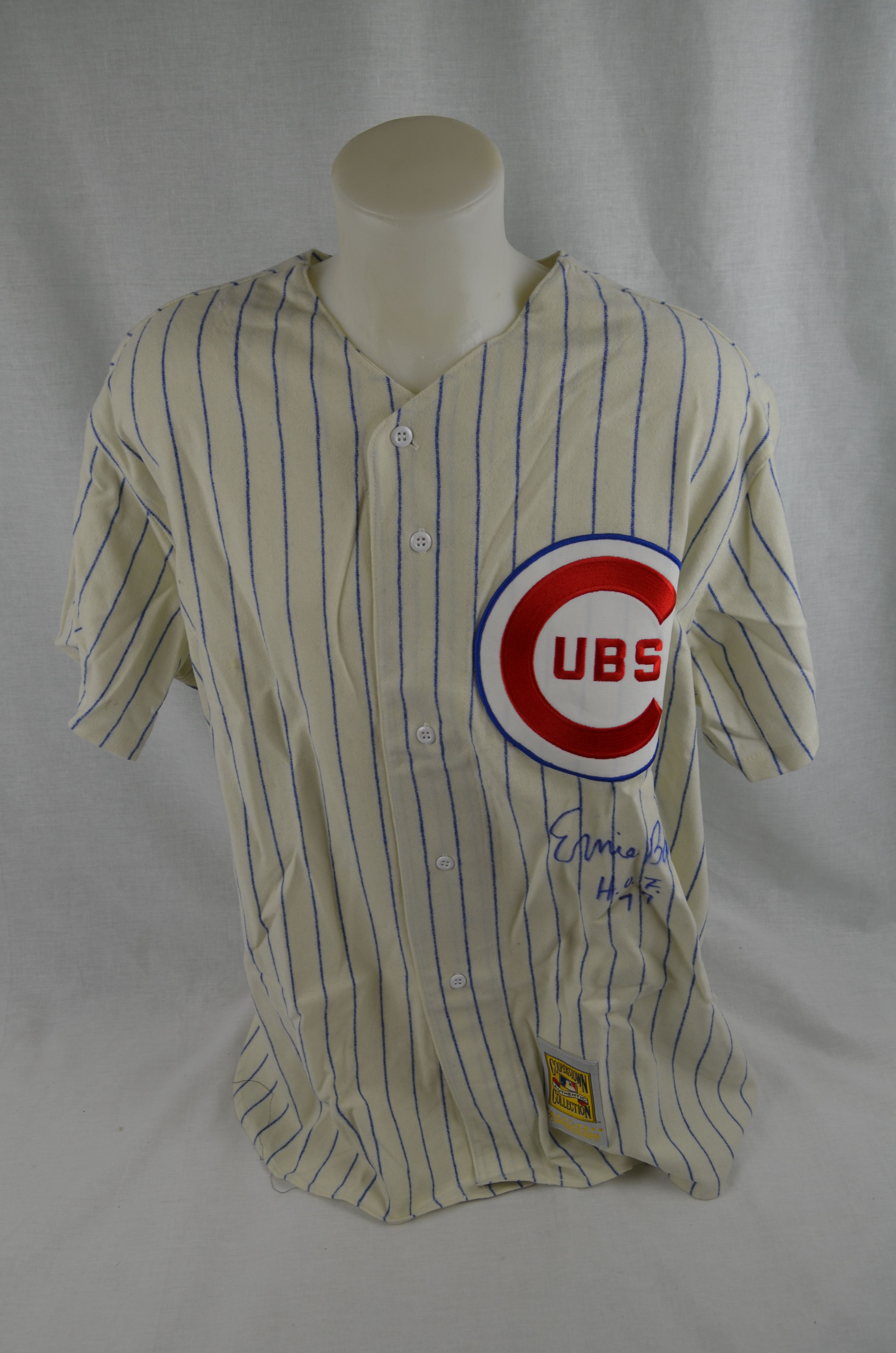 ernie banks chicago cubs jersey