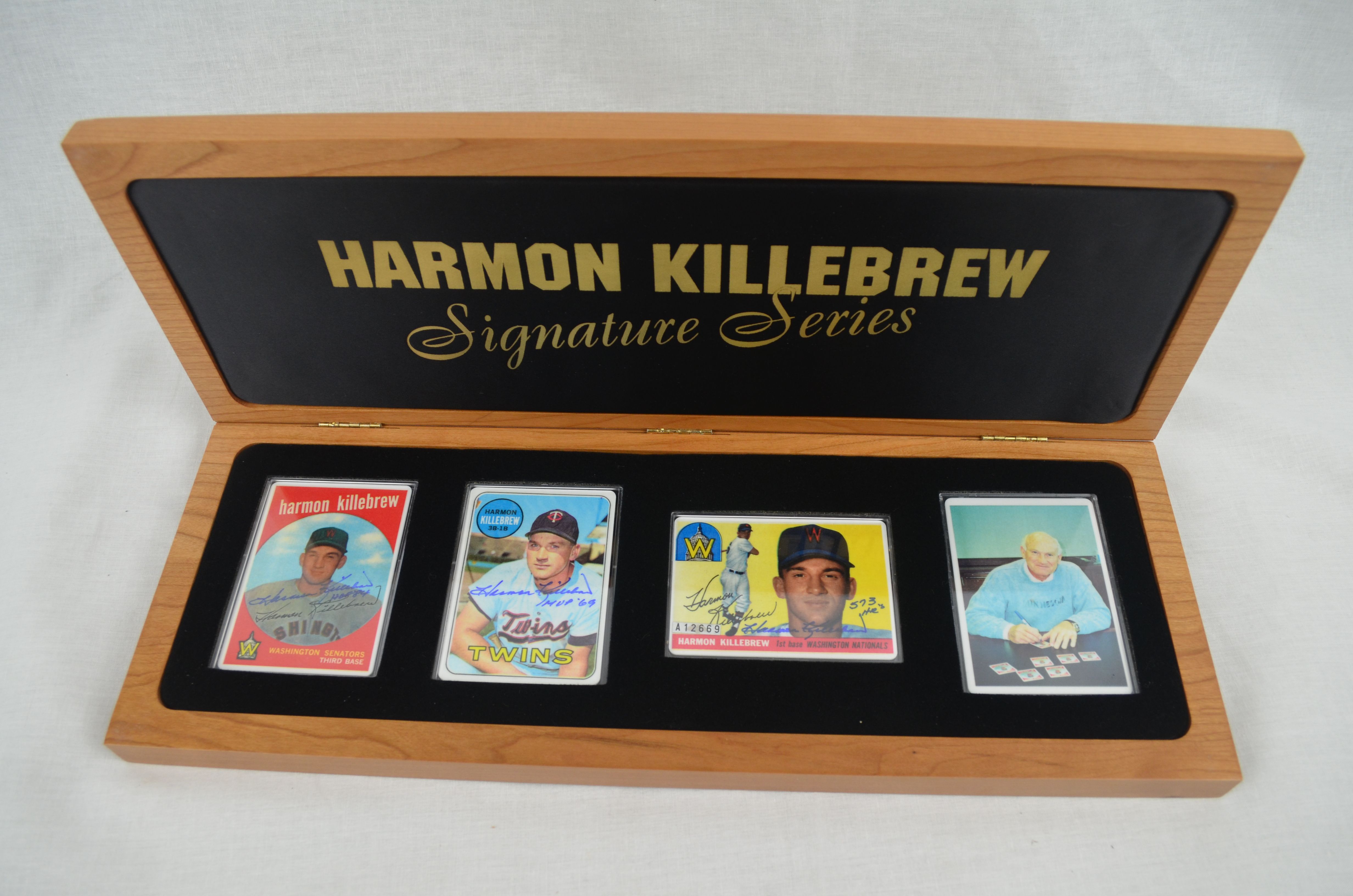 A Harmon Killebrew Signature Series Set of Signed Autograph