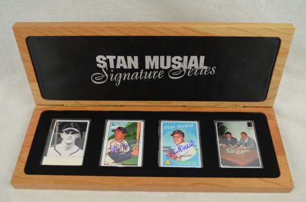 Stan Musial Signature Series Porcelain Card Set