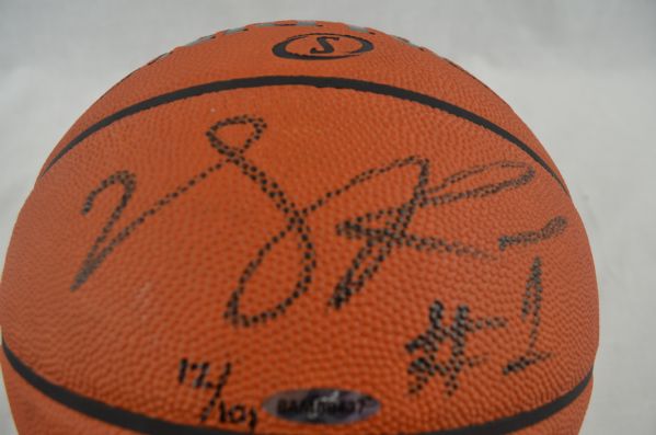 Derrick Rose Autographed “Rose 2011 MVP” Basketball UDA