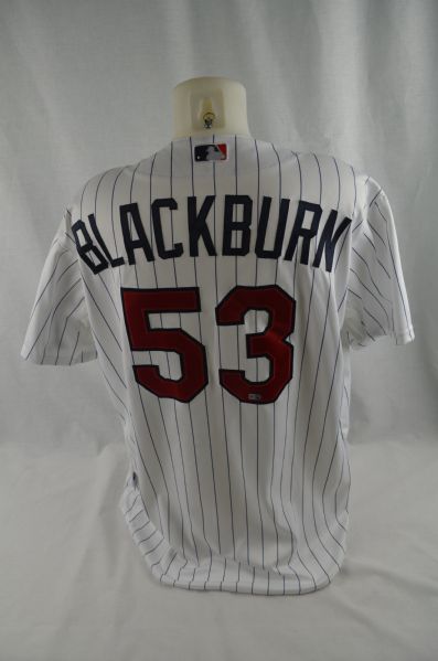 Nick Blackburn Minnesota Twins Professional Model Jersey w/Medium Use