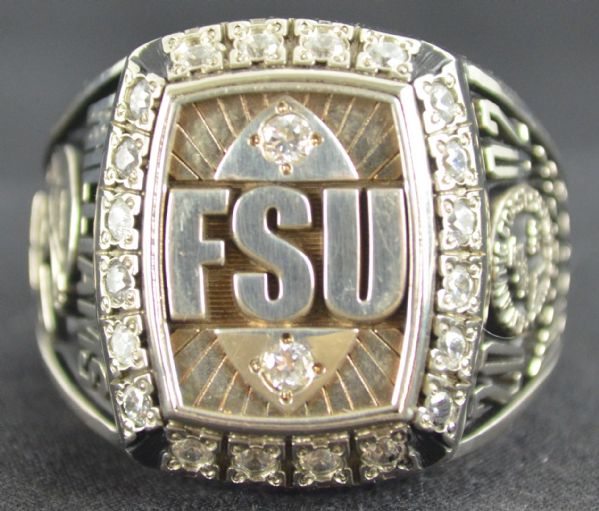 Florida State Seminoles 10K Gold 2002 ACC Championship Players Ring