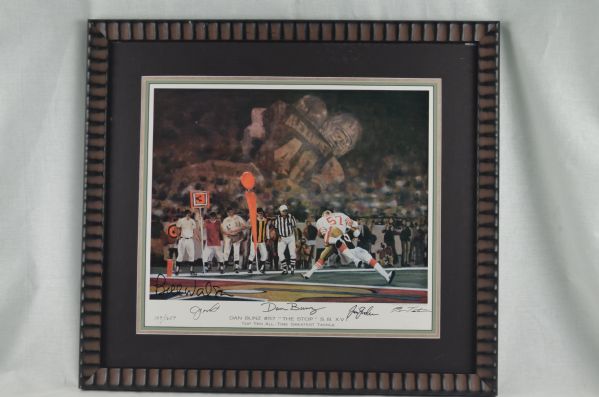 San Francisco 49ers Autographed Limited Edition Super Bowl Lithograph 