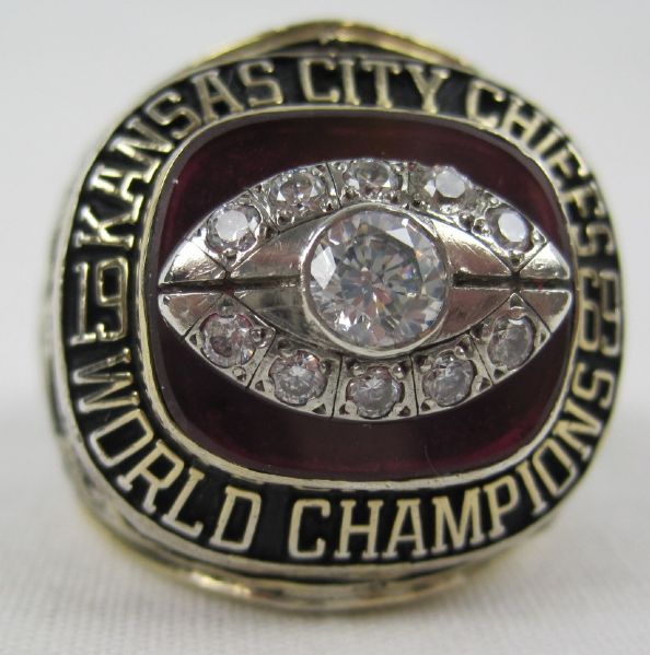 Hank Stram 1969 Kansas City Chiefs Super Bowl IV World Championship Ring
