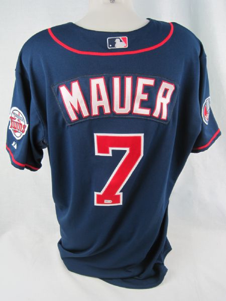 Joe Mauer 2007 Minnesota Twins Professional Model Jersey w/Medium Use 