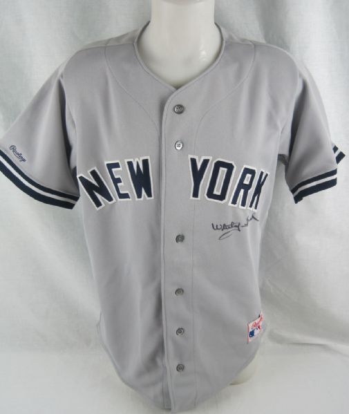 Whitey Ford New York Yankees Autographed Jersey