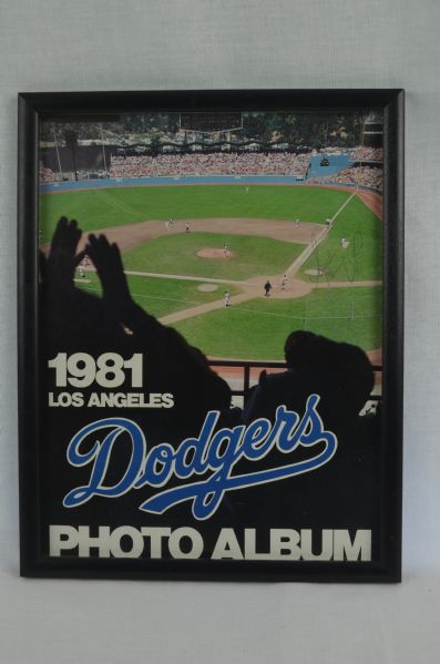 Sandy Koufax Autographed 1981 Photo Album Cover