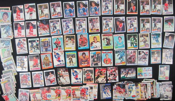 Vintage Collection of 1970-90s NHL Hockey Cards