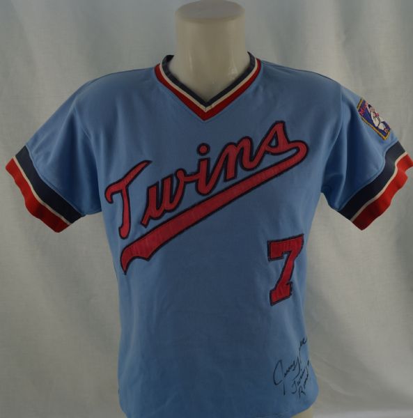 Jerry Terrell 1973 Minnesota Twins Professional Model Jersey w/Heavy Use