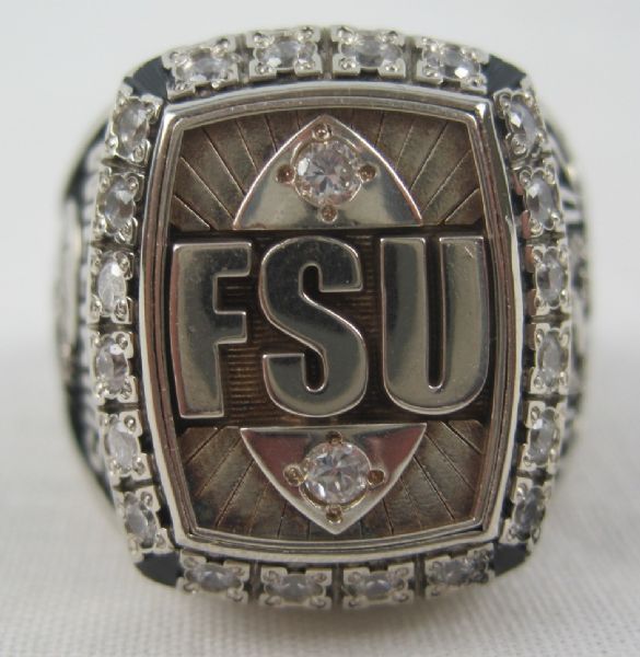 Florida State Seminoles 10K Gold 2002 ACC Championship Players Ring w/Appraisal