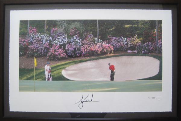 Tiger Woods Limited Edition "Masters" Autographed & Framed Photo UDA