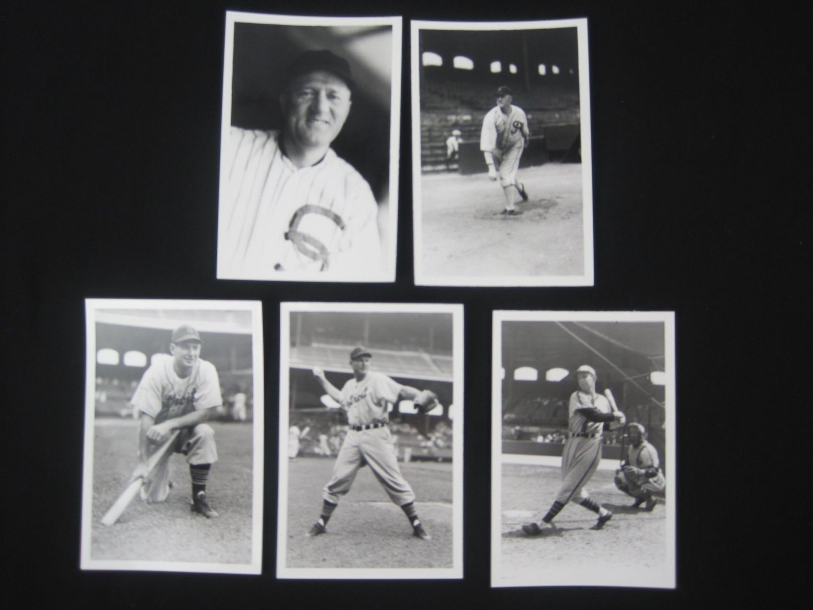 Lot Detail - Collection of 23 Vintage Baseball George Burke/Brace Photos