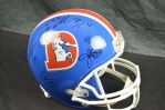 Denver Broncos 2013 Autographed Helmet w/10 Signatures