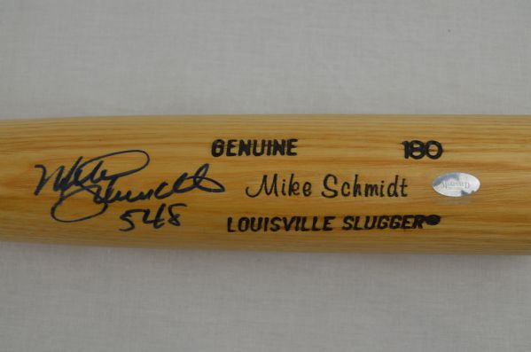 Mike Schmidt Autographed Bat