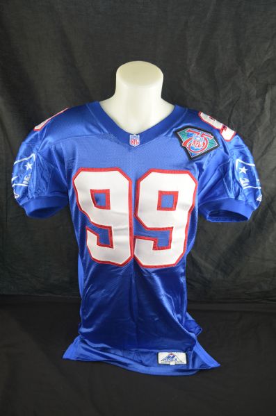 Steve DeOssie 1994 New England Patriots Professional Model Jersey w/Heavy Use Patriots LOA