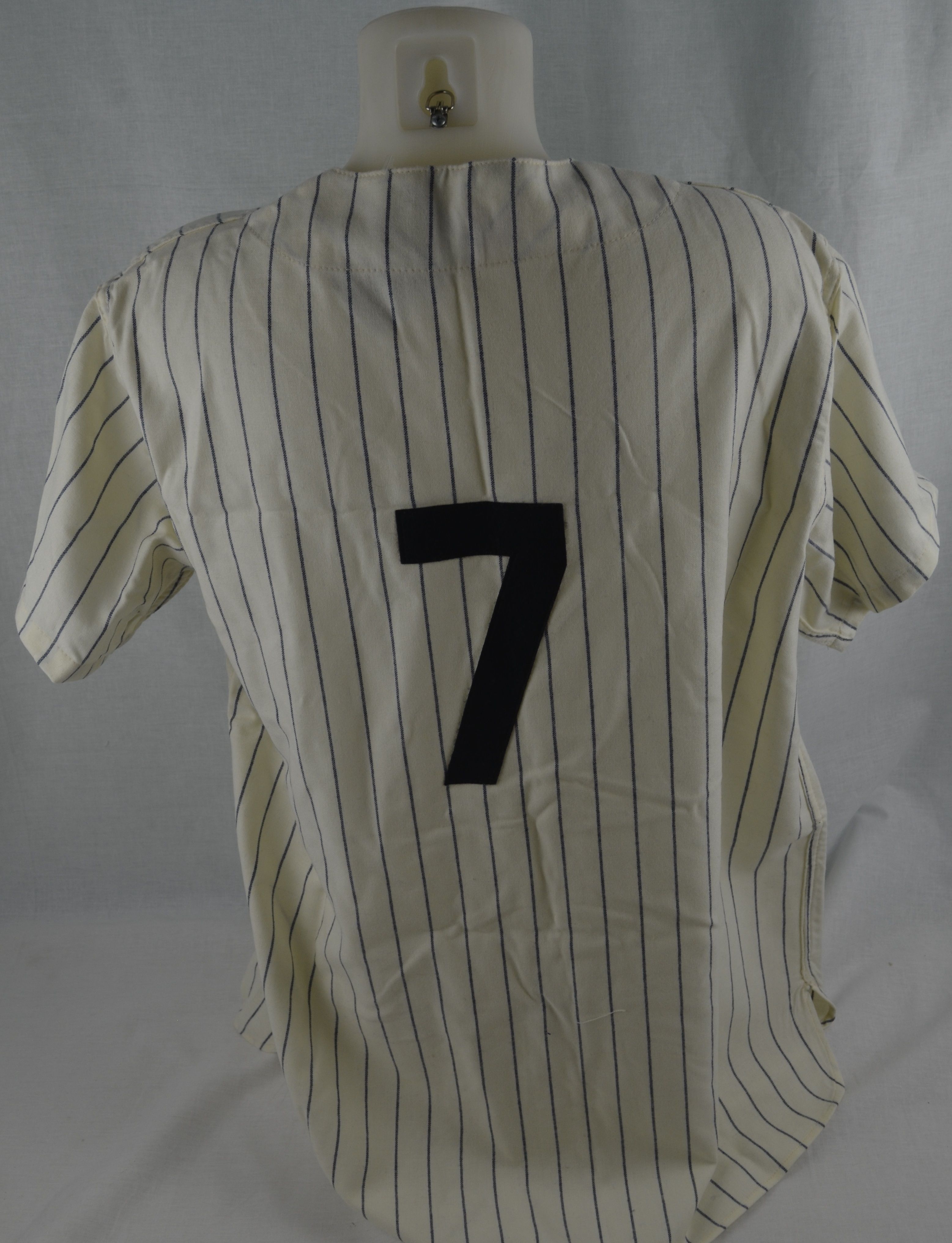 Lot Detail - Mickey Mantle Autographed & Inscribed Stat Jersey