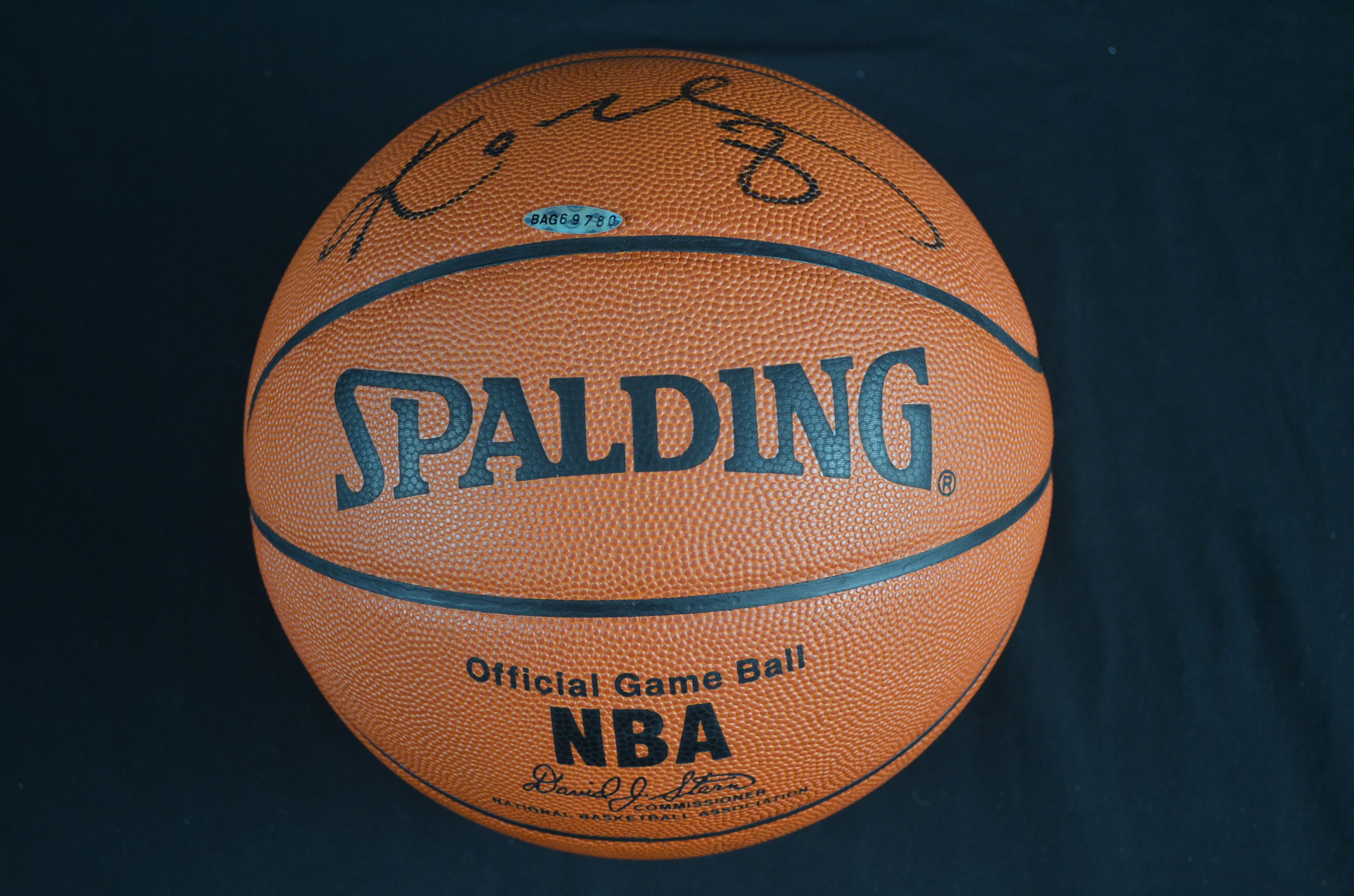 Lot Detail Kobe Bryant Autographed Basketball Uda 