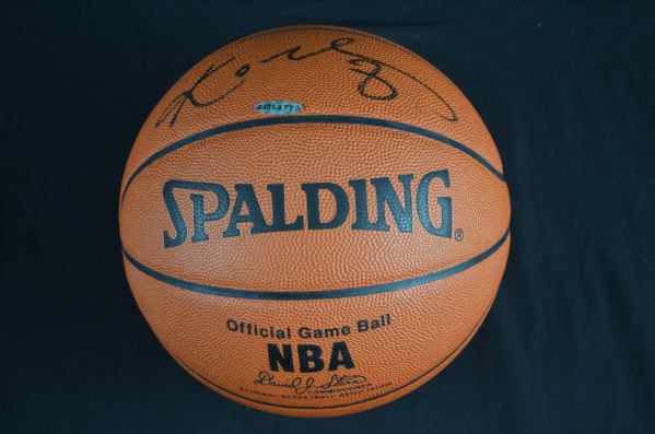 Kobe Bryant Autographed Basketball UDA