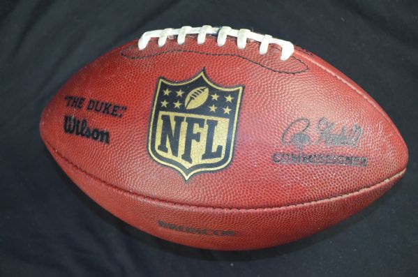 Denver Broncos Game Used Football From Tim Tebows 1st Home Game in 2010