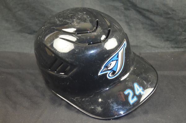 Ricky Romero Toronto Blue Jays Professional Model Batting Helmet w/Heavy Use MLB Authenticated