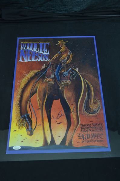 Willie Nelson Autographed Concert Poster