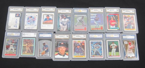 Rookie Lot of 16 Graded Baseball Cards