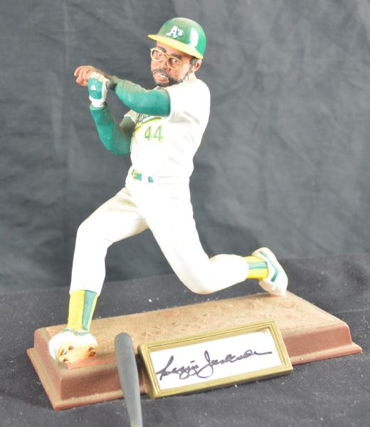 Reggie Jackson Autographed Limited Edition Sports Impressions Figurine