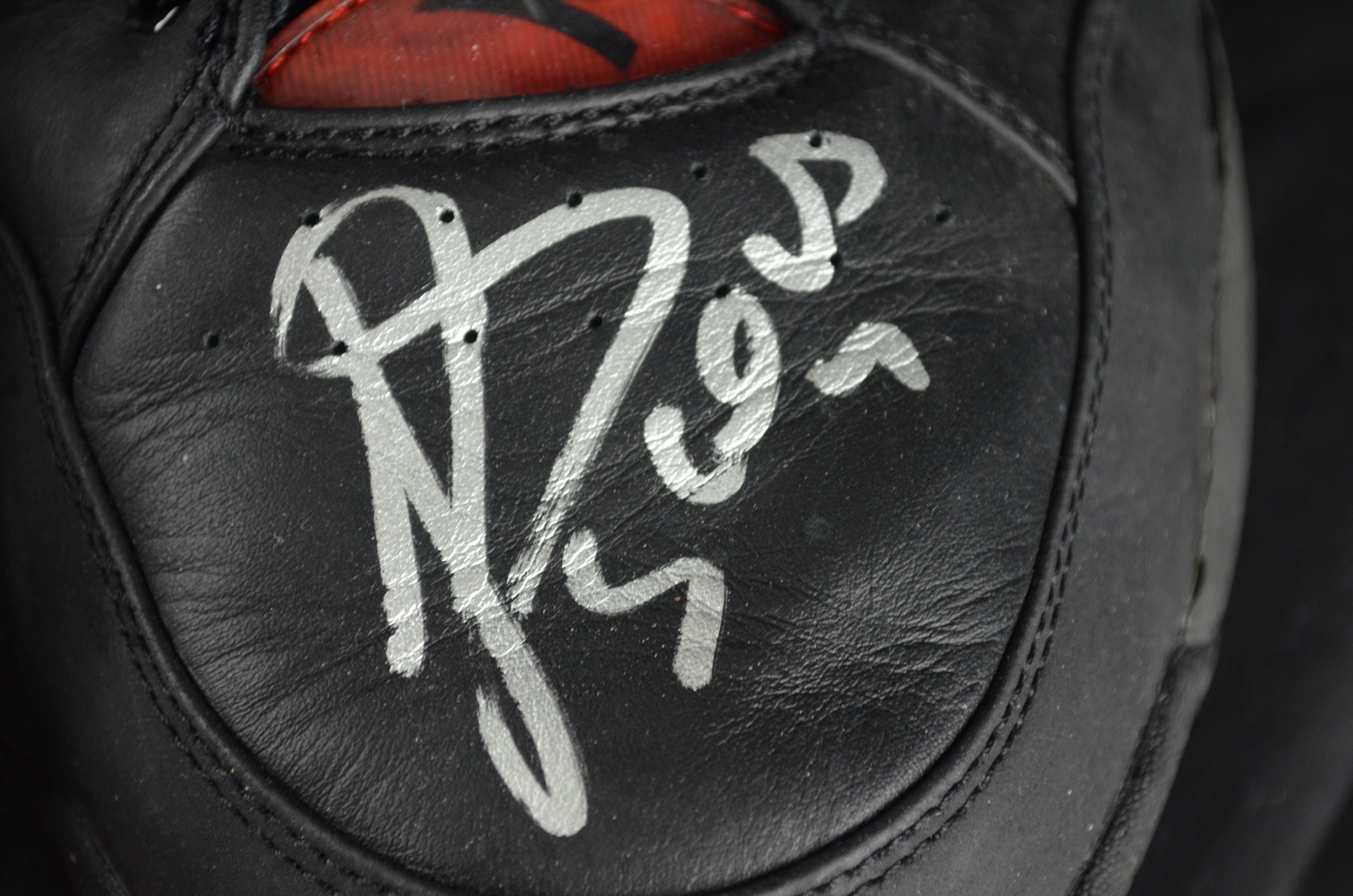 Lot Detail - Luis Scola Professional Model Houston Rockets Shoes w ...