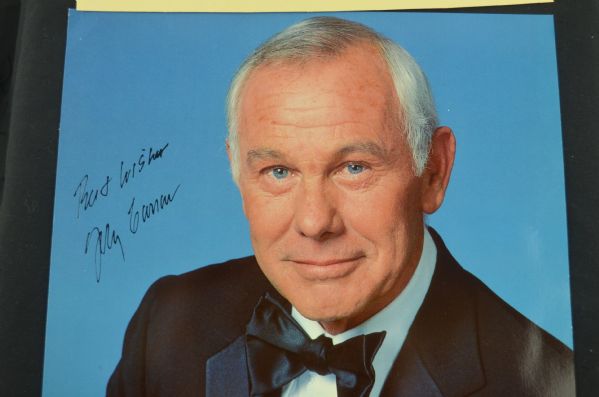 Johnny Carson Autographed 8x10 Photo w/Carson Provenance