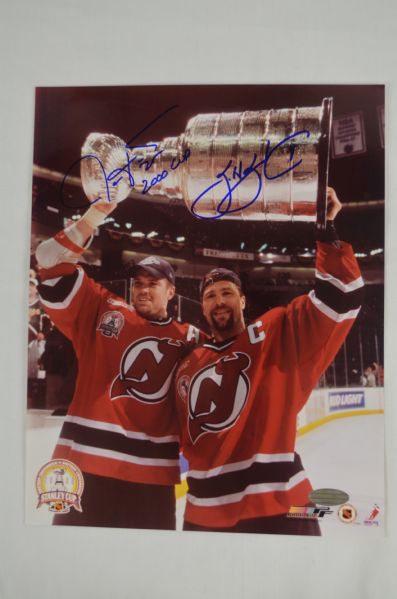 Scott Stevens & Jason Arnott 2000 New Jersey Devils Dual Signed 8x10 Photo