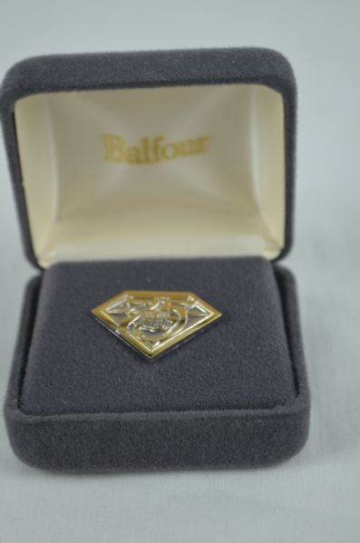 Rare 1994 NFL Alumni 75th Anniversary Pin Made by Balfour w/Box