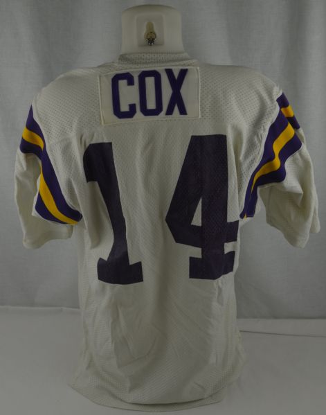 Fred Cox c. early 1970s Minnesota Vikings Professional Model Jersey w/Heavy Use