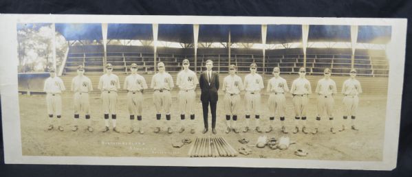 Northumberland Athletics 1922 Semi Pro Baseball Panoramic Photo