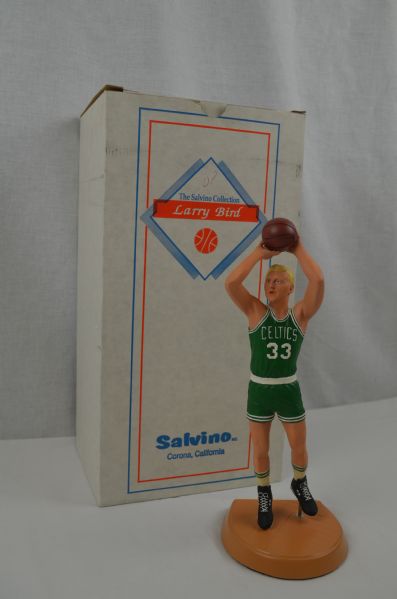 Larry Bird Vintage Autographed Salvino Figure w/Original Box