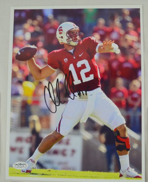 Andrew Luck Autographed 8 X 10 Photo 