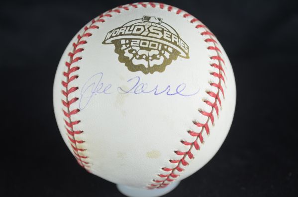 Joe Torre Autographed World Series Baseball