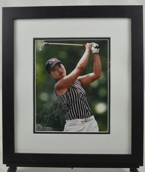 Michelle Wie Autographed Limited Edition UDA Framed Photo