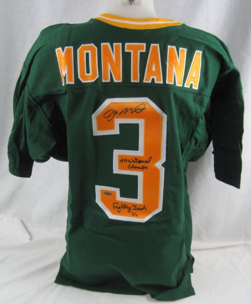 Joe Montana Autographed Limited Edition Notre Dame Jersey