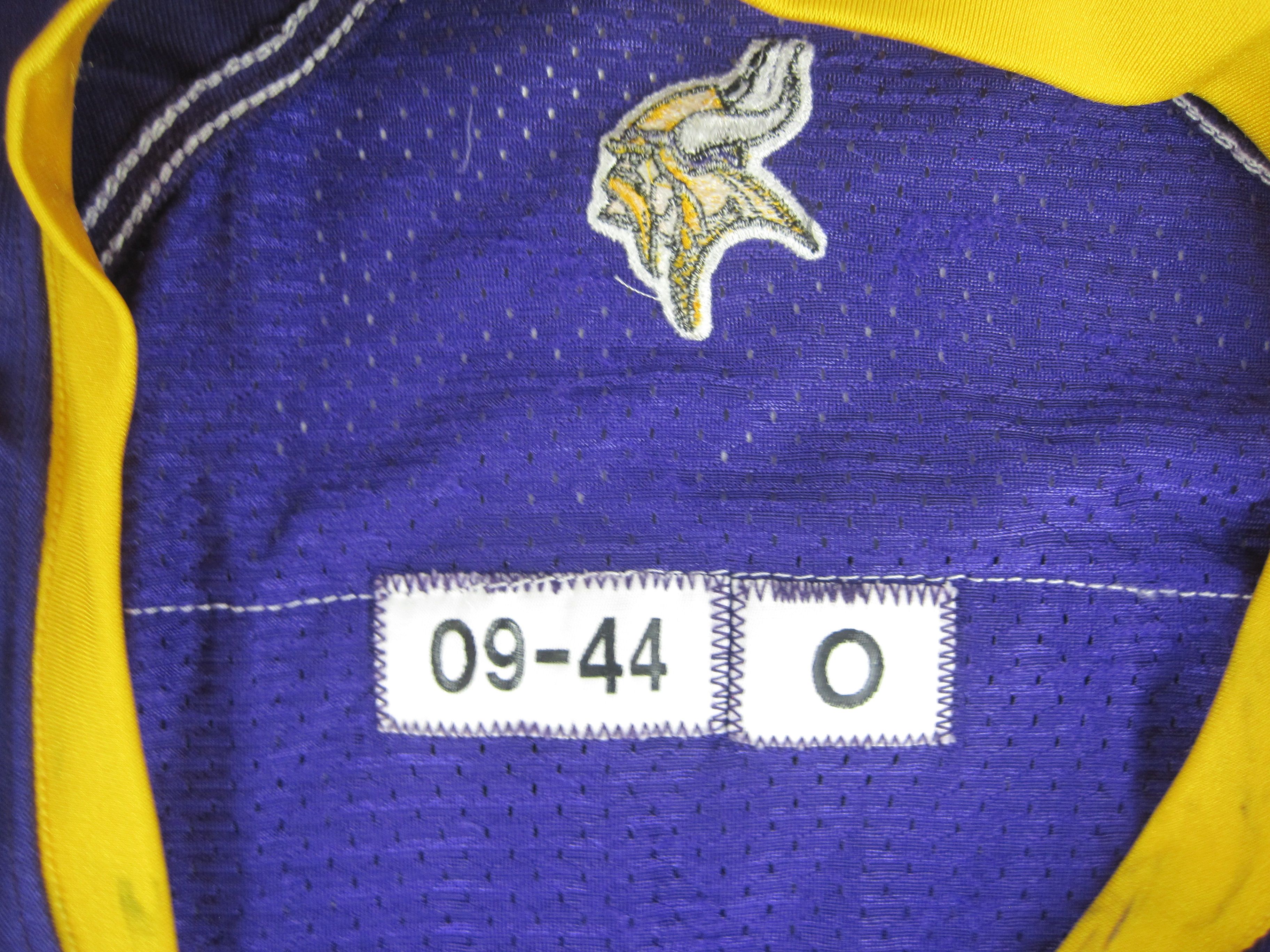 2009 Antoine Winfield Game Worn, Unwashed Minnesota Vikings, Lot #44117