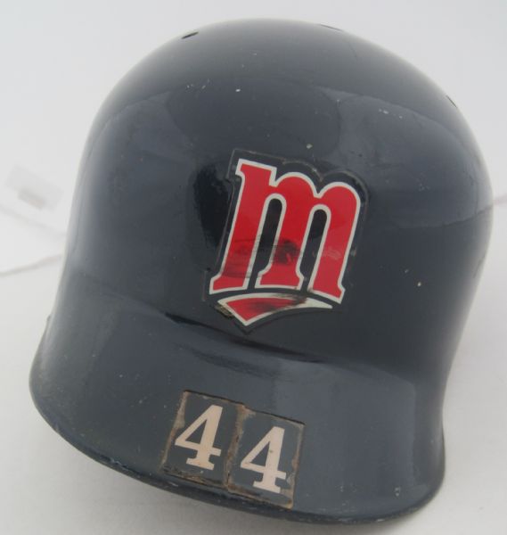 Chili Davis 1991 Minnesota Twins Professional Model Batting Helmet w/Heavy Use