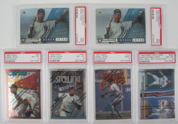 Derek Jeter PSA Graded Card Collection w/Rookies