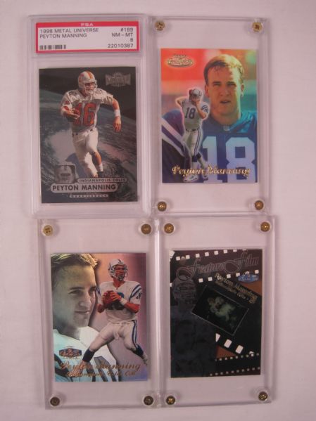 Peyton Manning 1998 Rookie Card Collection PSA 8