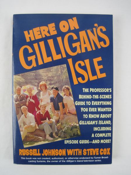 "Here on Gilligans Island" Book Signed by Russell Johnson (The Professor)